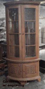 corner cab with carving